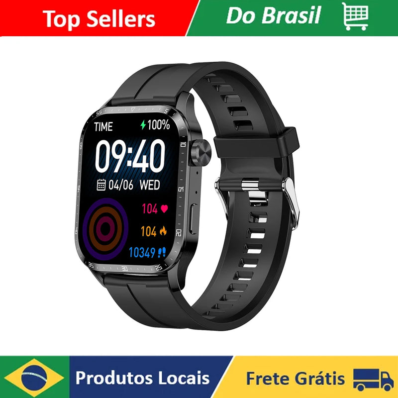 GT4 Smart Watch Bluetooth Ligação IP68 leitura cardiaca Sport Fitness Tracker