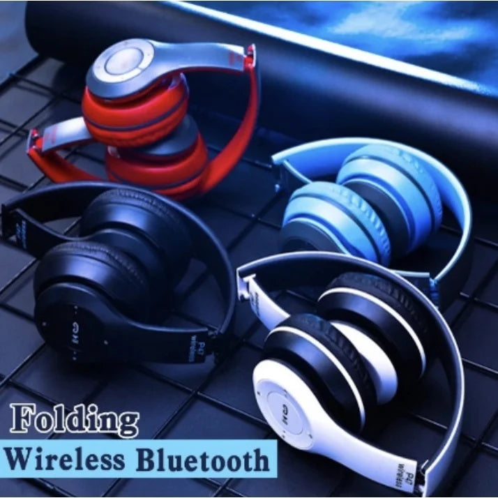 Fone P47 Headphone Profissional e Estéreo Redução de Ruídos Bluetooth 5.0 Universal