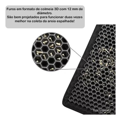 Tapete de areia para gatos higiênico extra grande - Suprimentos perfeitos para coelhos para maior conforto e limpeza de animais de estimação, caixa de areia ideal para