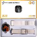 Smartwatch T800 T900 T10 Series 9 Ultra 2  Calculadora Cardíaca Monitoramento Da Frequência Relógio