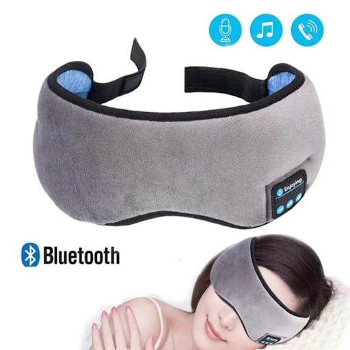 Tapa Olho Máscara Dormir Fone De Ouvido Bluetooth