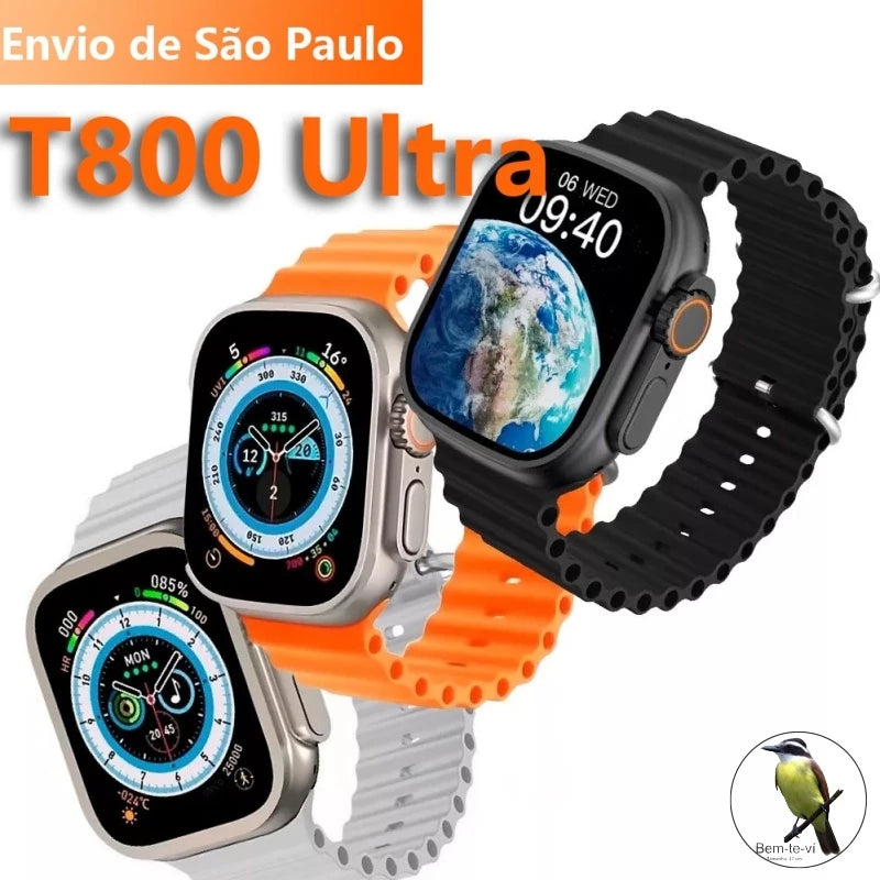 Smartwatch Series 8 Ultra Relógio  Faz Chamada De Voz, leitura de pressão arterial e muito mais